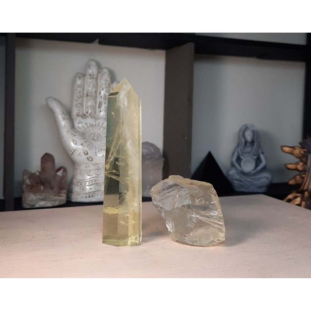 Rainbow Citrine Quartz Crystal Set - Picture 2 of 8